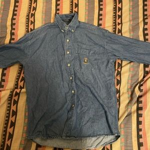 Vintage Ralph Lauren Chaps Denim Shirt Jacket